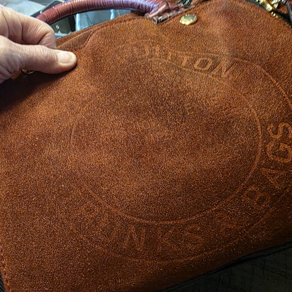 Louis Vuitton Handbags - Louis Vuitton Brown Suede Tote Bag